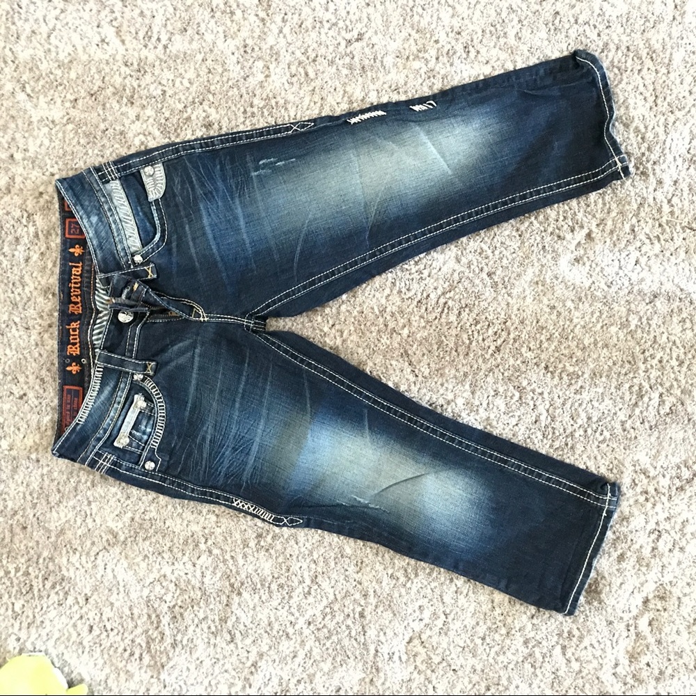 Rock revival Capri jeans