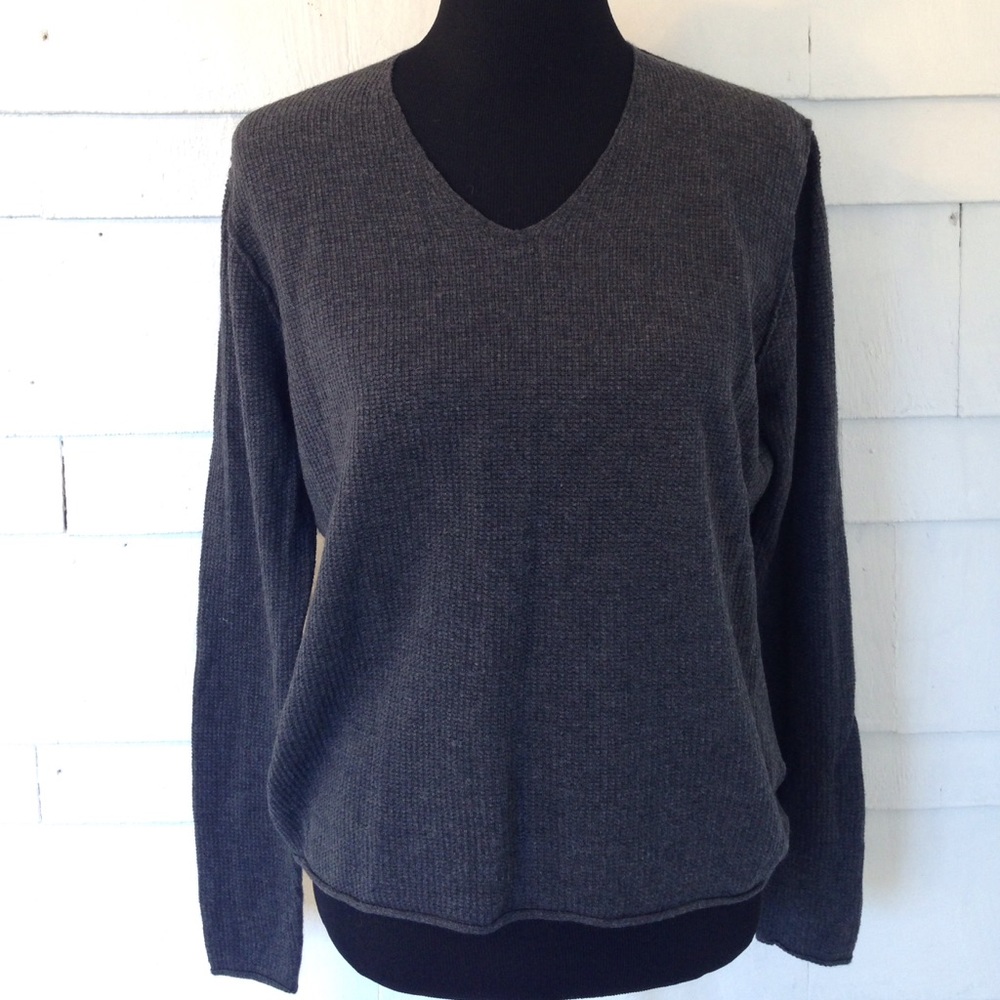 Loft Paris cotton wool cashmere thermal top Large