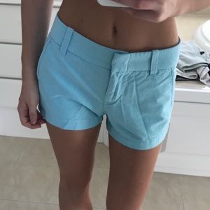 J.Crew 3" Chino Shorts in Teal Blue