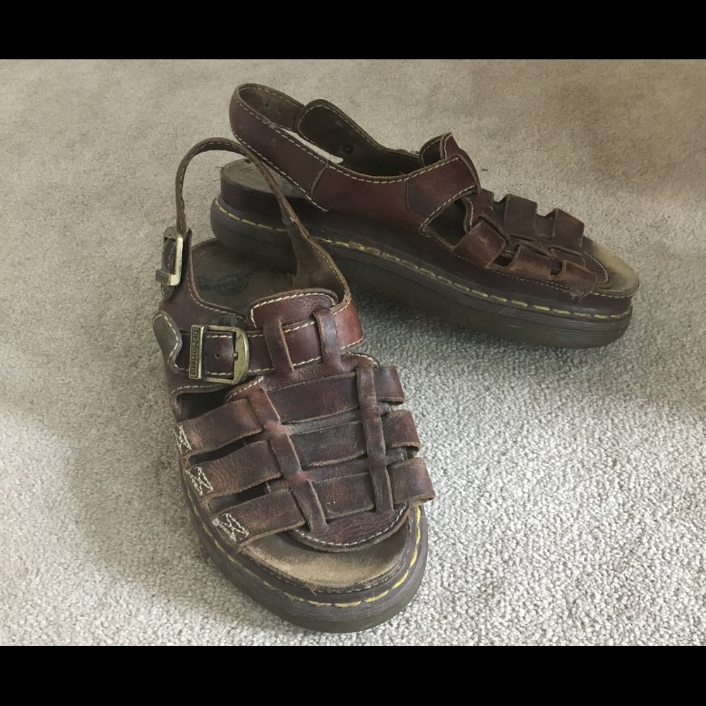 Dr martins leather sandals