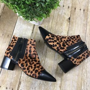 Nine West Wasabi Cow Hair Booties SZ 9 Nine West Wasabi Cow Hair Booties SZ 9