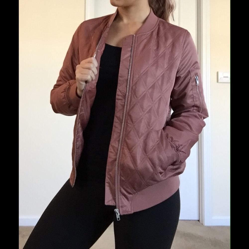 Pink Bomber Jacket