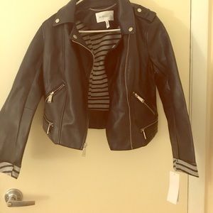 BCBGeneration Leather Jacket. New With Tags. S