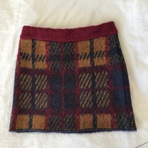 Tartan checked wooly skirt - urban outfitters L Tartan checked wooly skirt - urban outfitters L