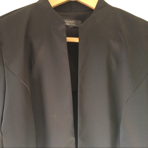 Cropped satin like jacket - Picture 3 of 4