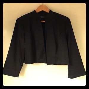 Cropped satin like jacket