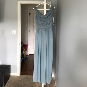 Dessy Collection Light Blue Gown