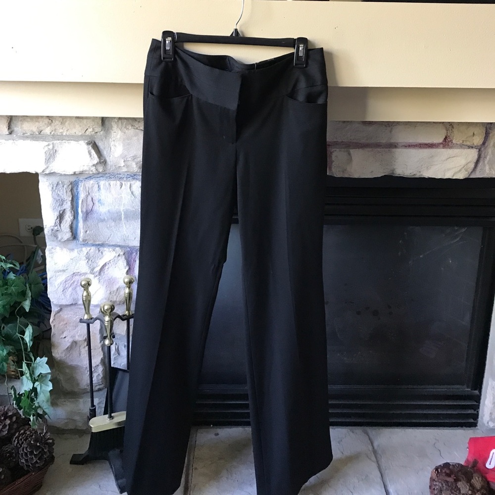 Express black flare leg Editor Dress pants