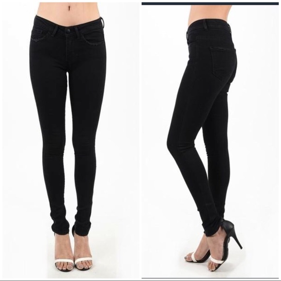 Nine Planet Denim - Nine Planet Black Denim Skinny Jeans Nine Planet Denim - Nine Planet Black Denim Skinny Jeans