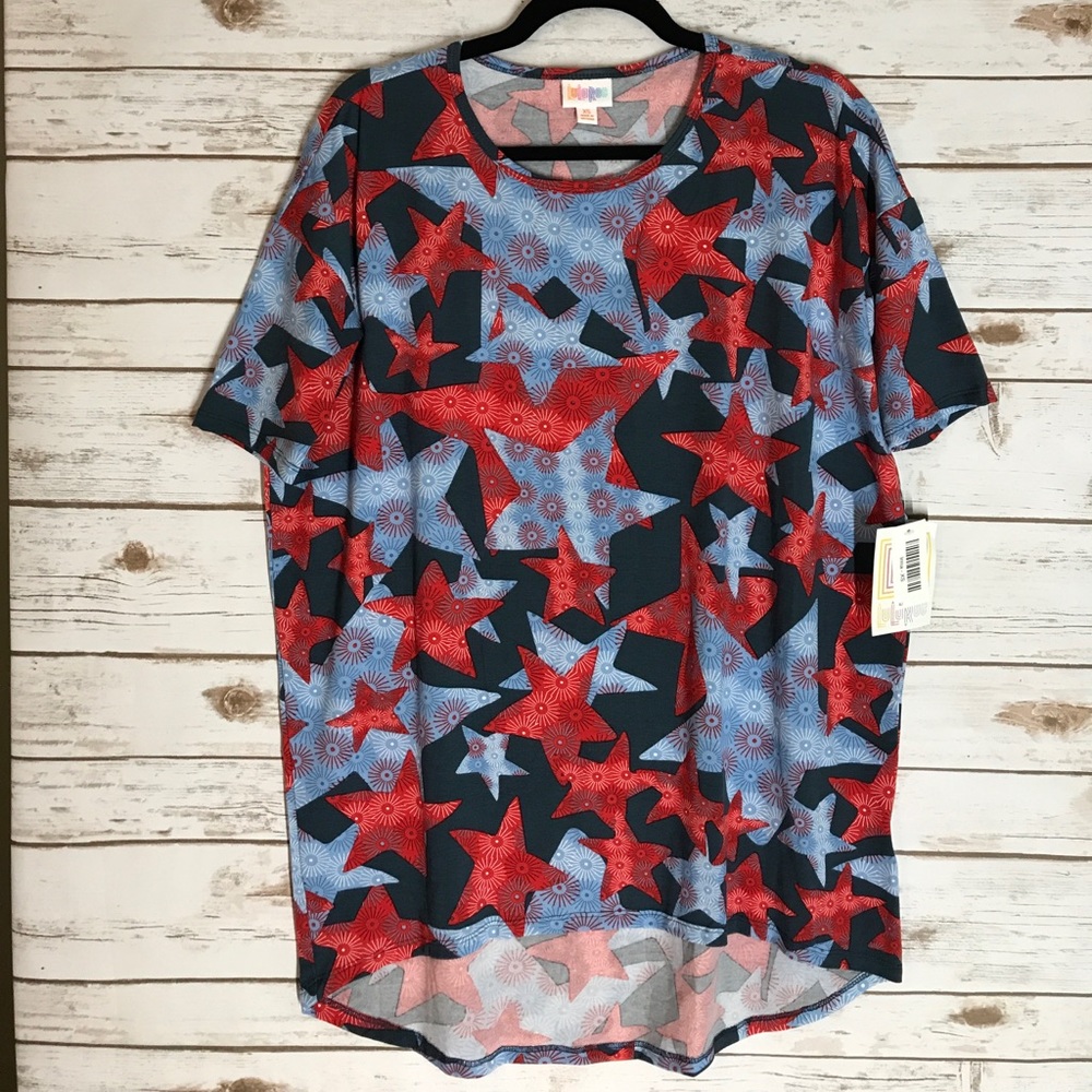 NWT LULAROE AMERICANA IRMA