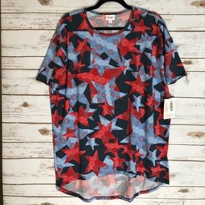 NWT LULAROE AMERICANA IRMA