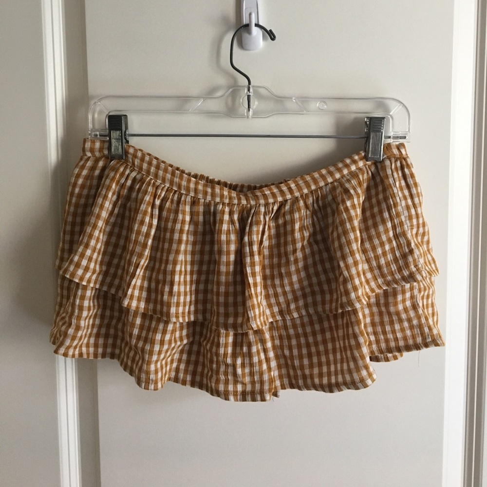 Kimchi Blue gingham crop top from UO