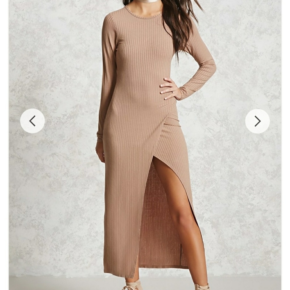 🚫SOLD🚫🔻📣SALE Ribbed sexy maxi - Picture 2 of 7