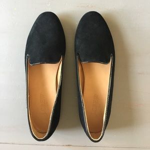 J CREW Black Loafers