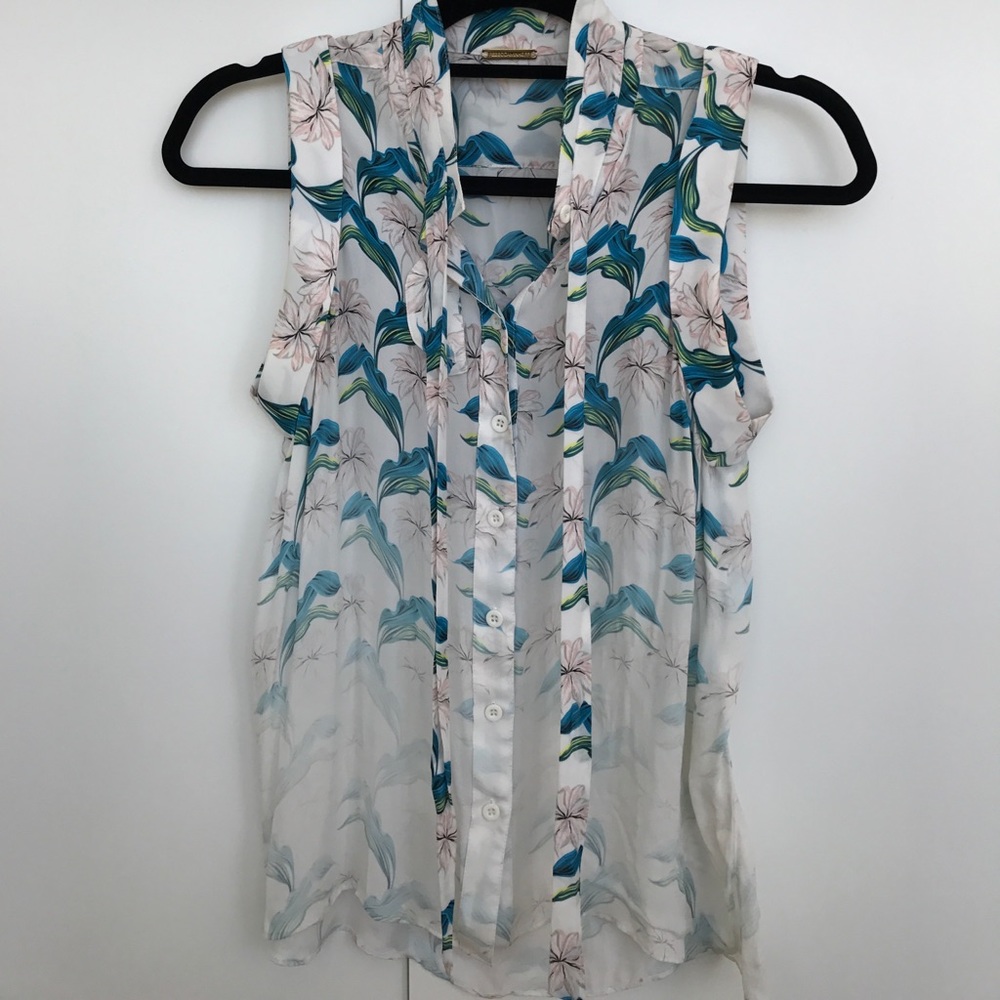 Rebecca Minkoff sleeveless silk top