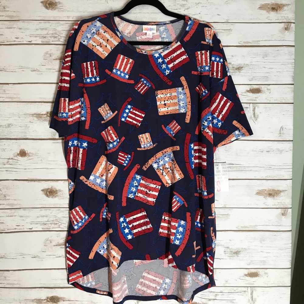 NWT LULAROE AMERICANA IRMA