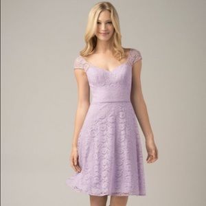 Watters Wtoo Style 893 Knee Length Lace Dress