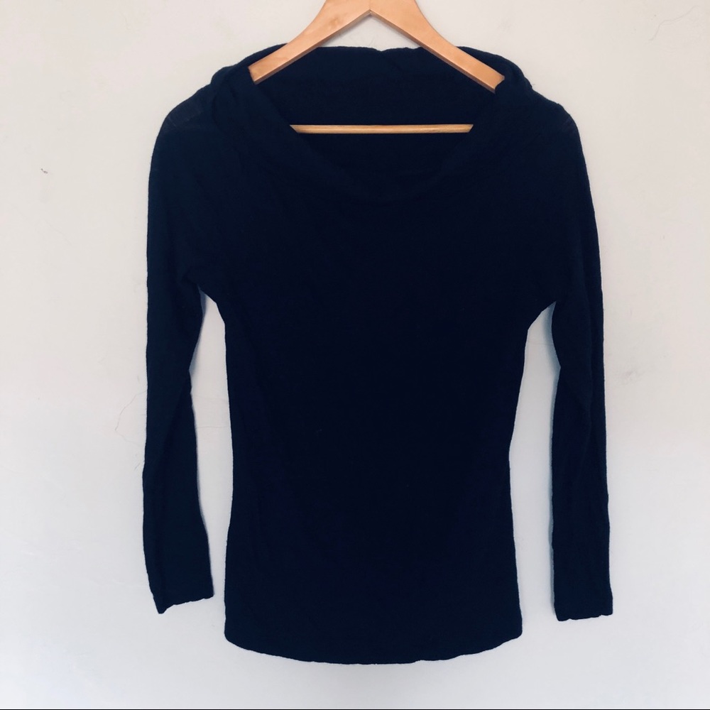 👚 Banana Republic Wool Cowl-Neck Top