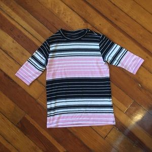 Topshop Size 4 Striped Top