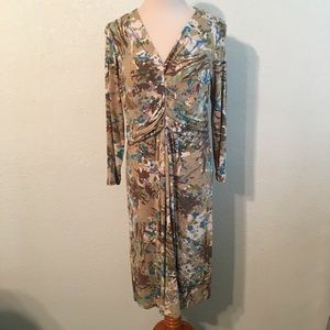 Cabi Print Knit Dress Size L