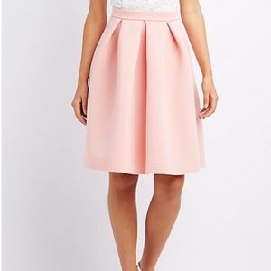 Brand new pink scuba skirt !!