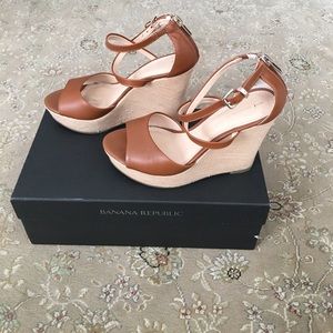 Banana Republic wedges. Banana Republic wedges.