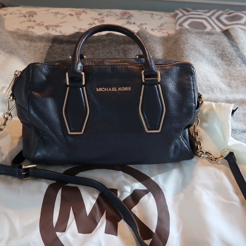 Michael Kors Grayson Leather Satchel