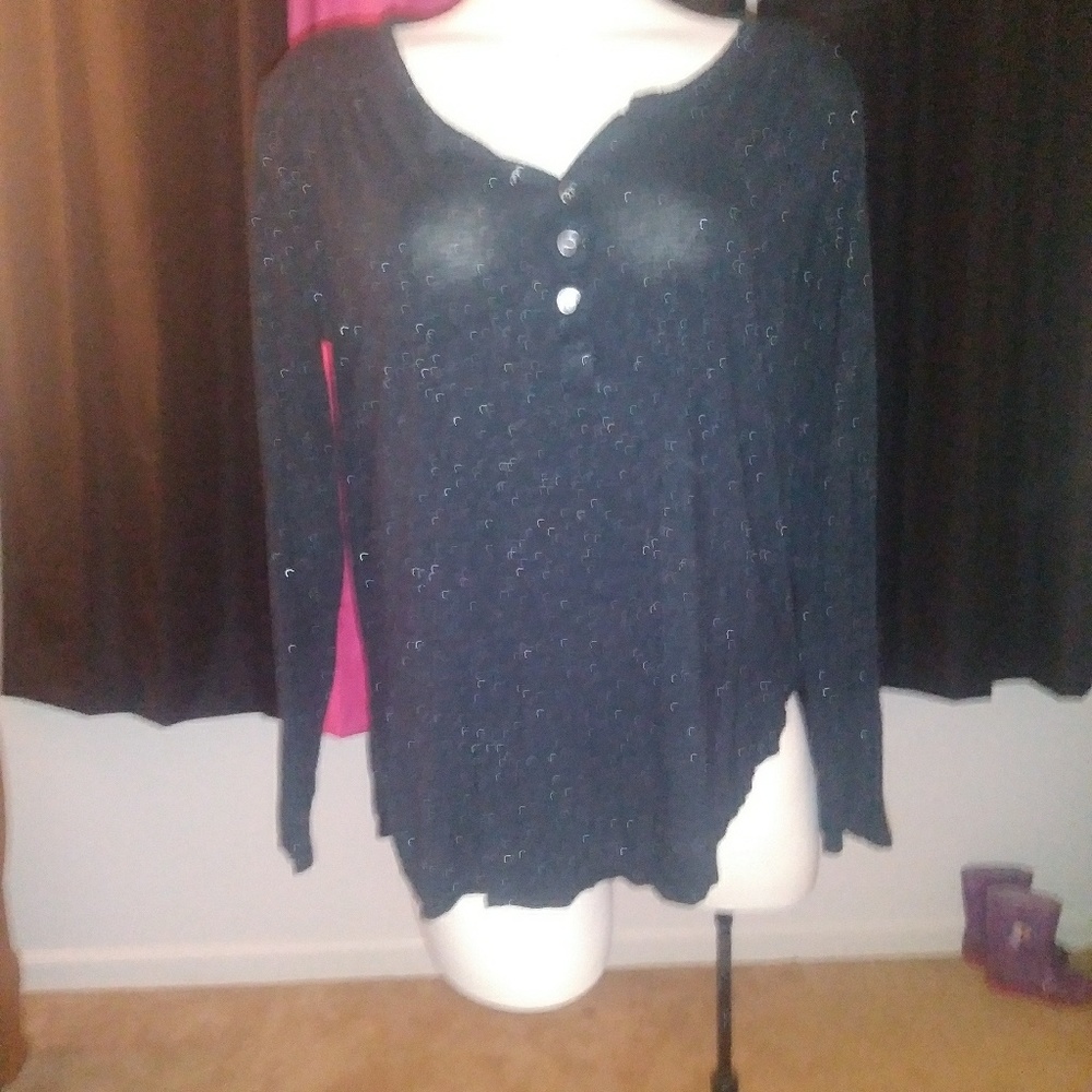 🌟Long sleeve black shirt