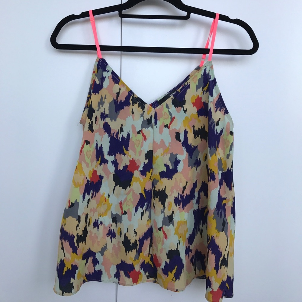 Aqua Multi-Color Camisole