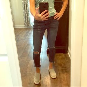 Free People cropped jeans