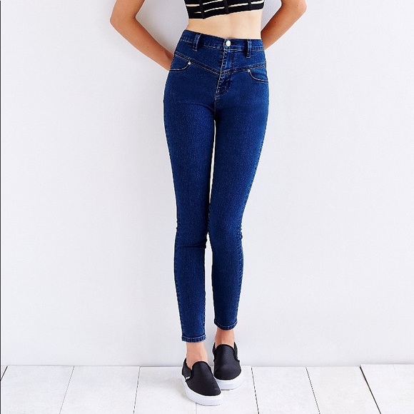 bdg seamed high rise jean