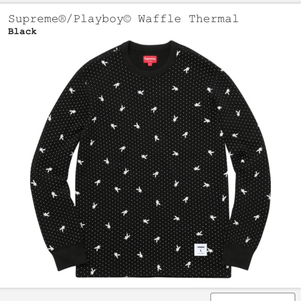 Supreme Playboy waffle thermal