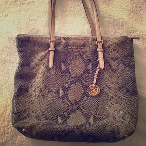 Michael Kors Snakeskin Tote