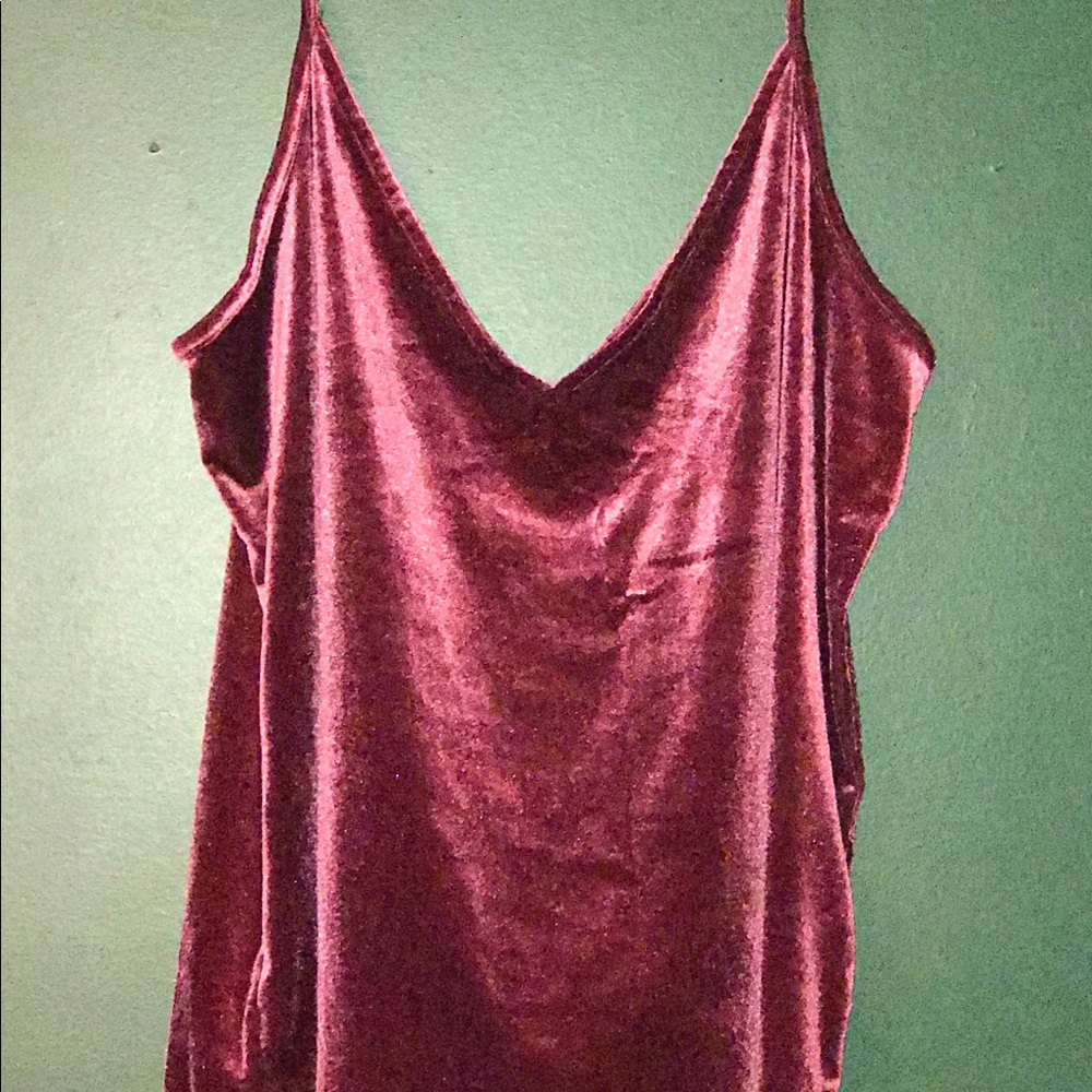 velvet tank top