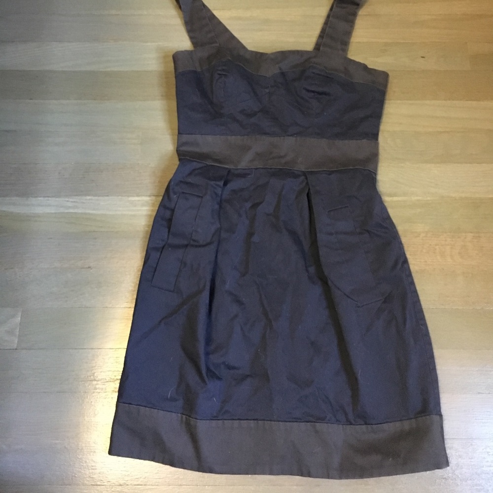 Navy and gray French Connection Dress