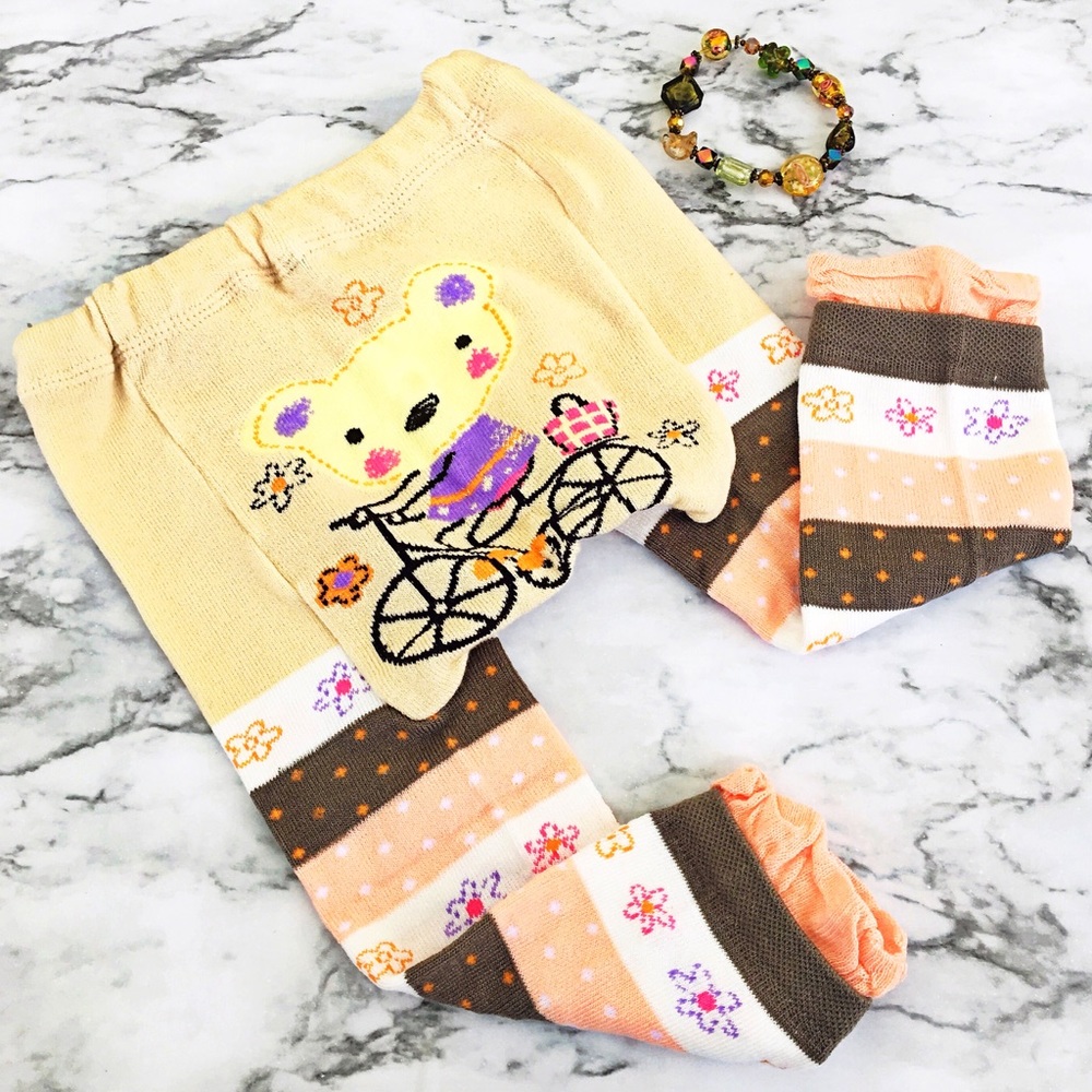 "Beary Cute" 🐻 Comfy Warm Active Leggings