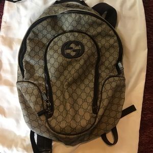 Real* Canvas Gucci back pack