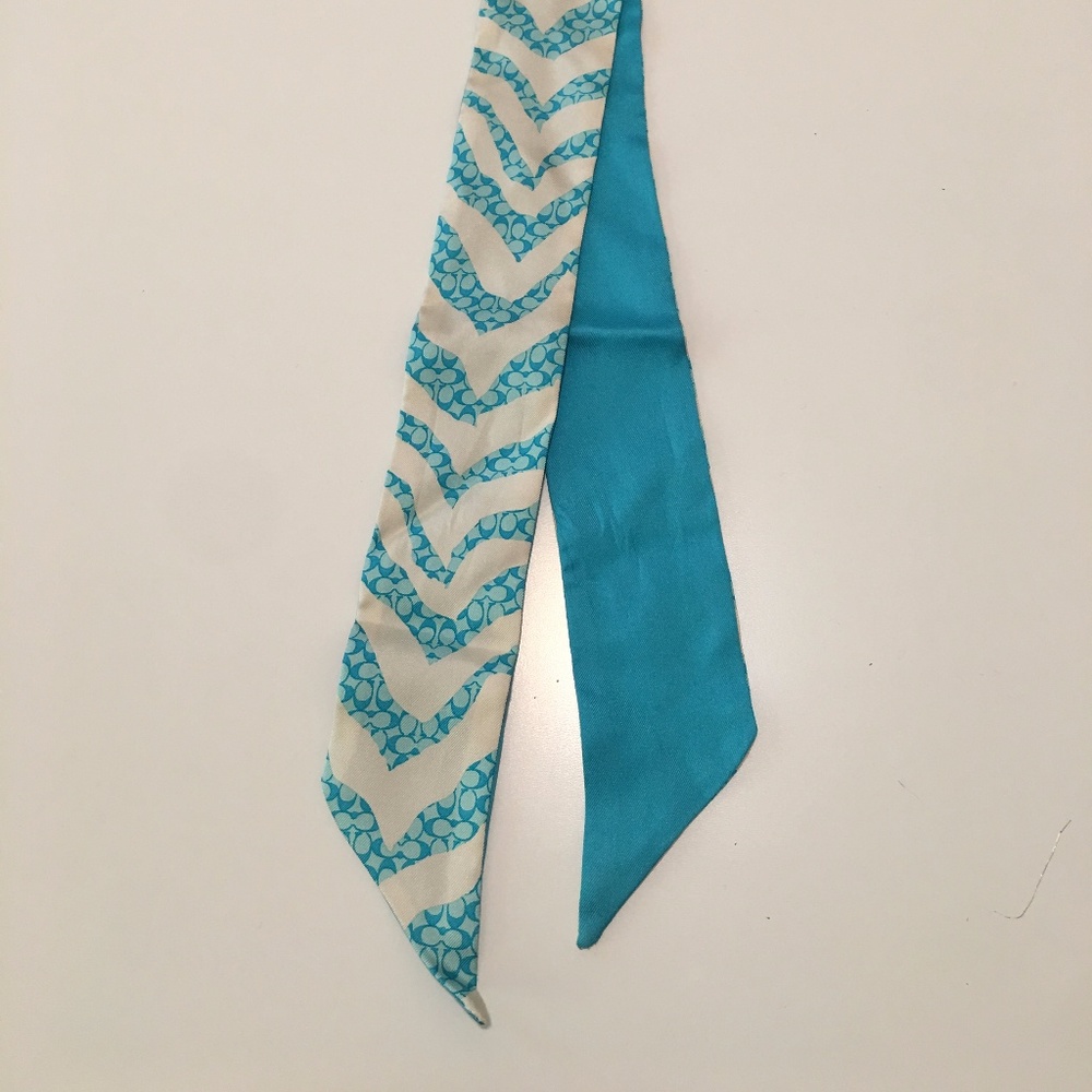 Coach Zebra Print Scarf / Headband