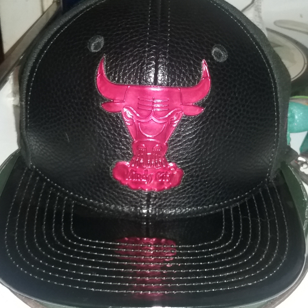PU leather Chicago Bulls New Era Snapback HAT