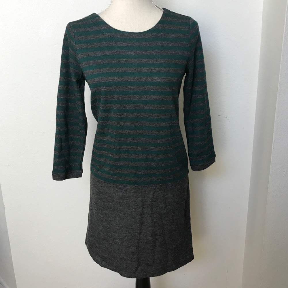 [Ann Taylor LOFT] Stripped Sweater Dress