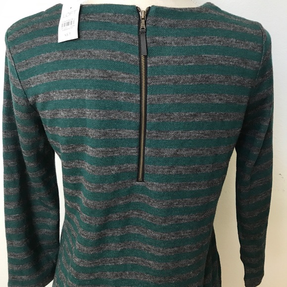 [Ann Taylor LOFT] Stripped Sweater Dress - Picture 4 of 6