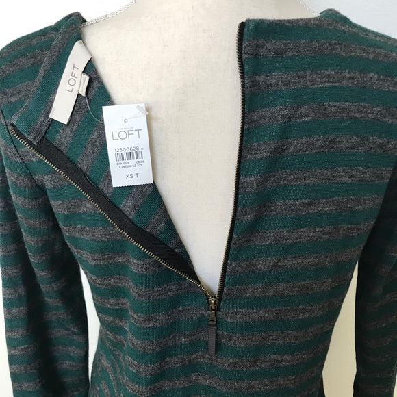 [Ann Taylor LOFT] Stripped Sweater Dress - Picture 5 of 6