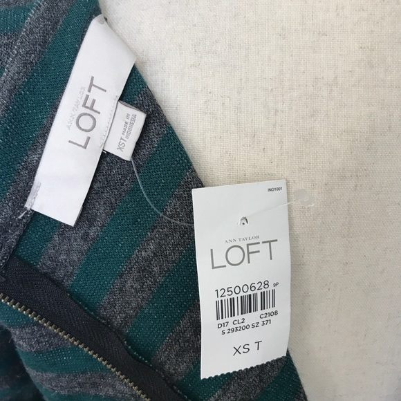 [Ann Taylor LOFT] Stripped Sweater Dress - Picture 6 of 6