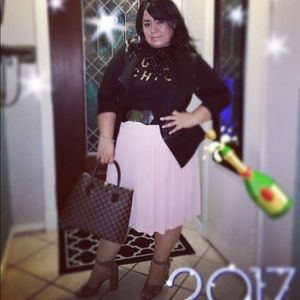 Pleaded Skirt light pink