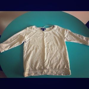 Inc grey sweat shirt with stars Medium