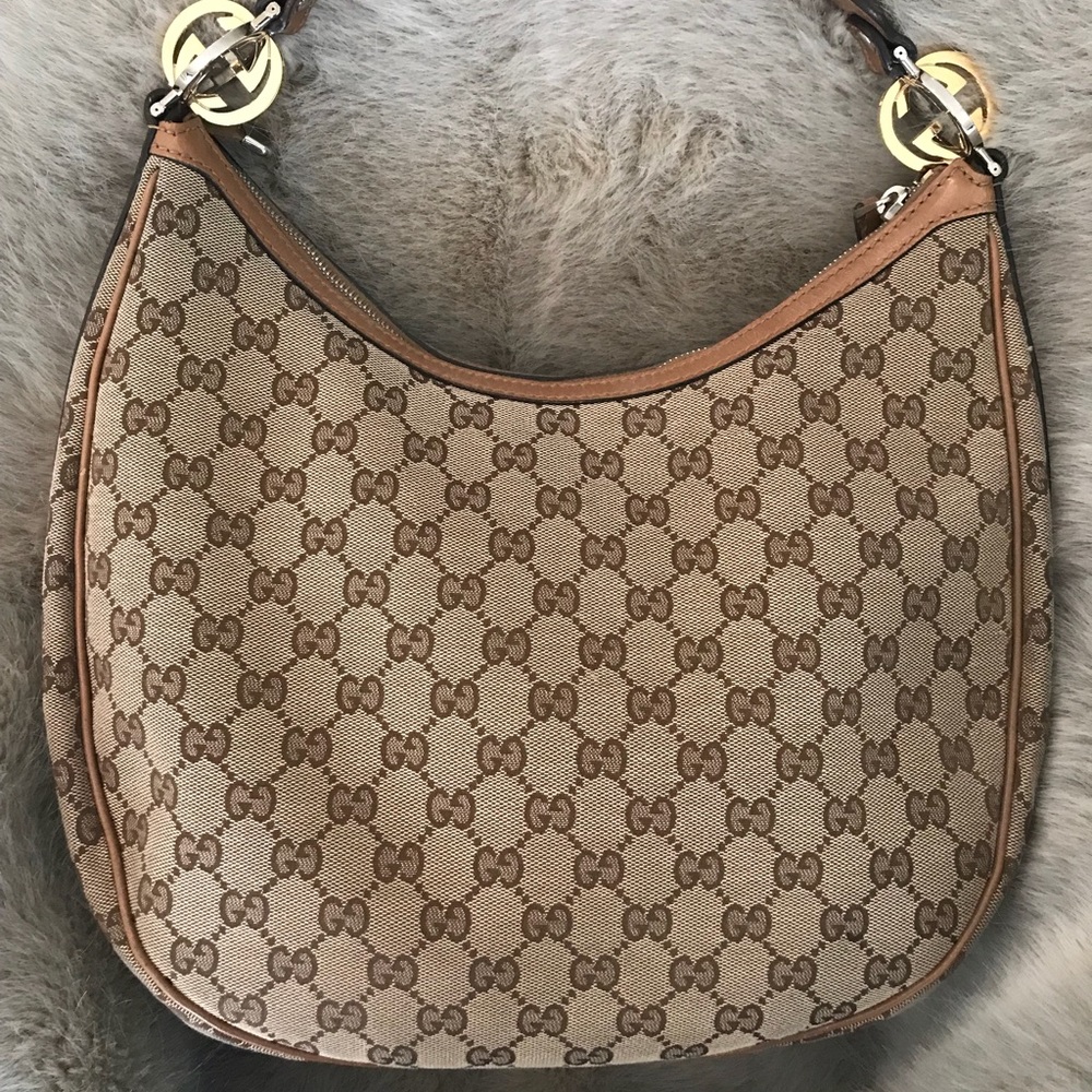 Authentic Gucci Monogram Hobo bag - Picture 7 of 8