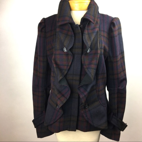 bcbg plaid blazer