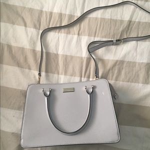 Gray Kate Spade handbag