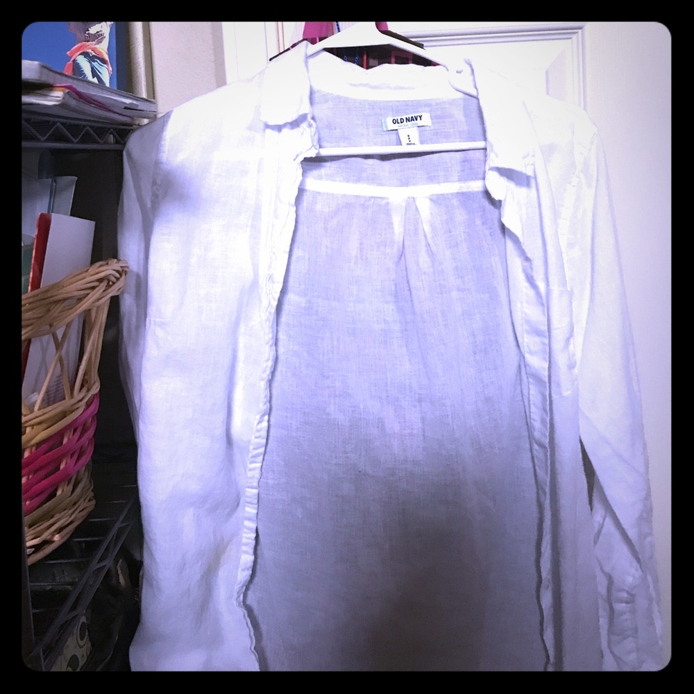 White button up