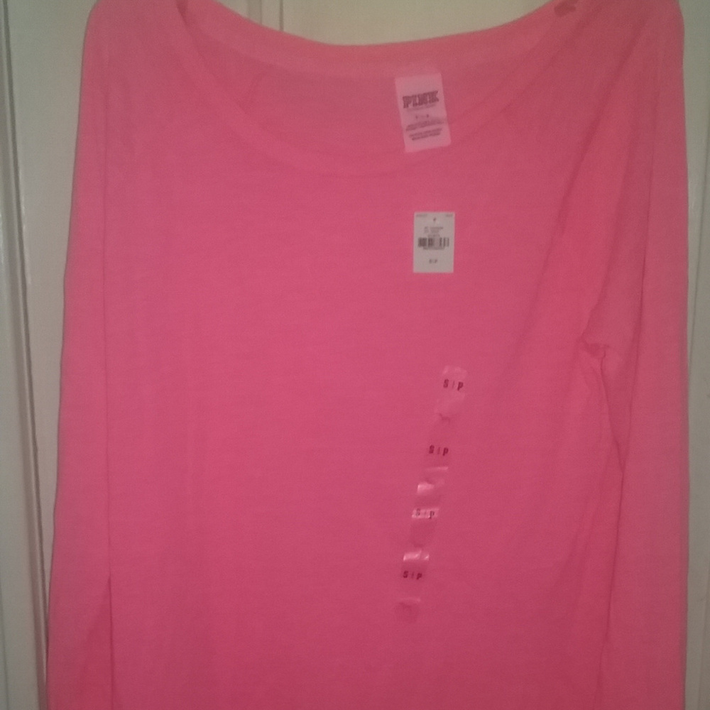 NWT Victoria Secret Pink Longsleeve Shirt Size S